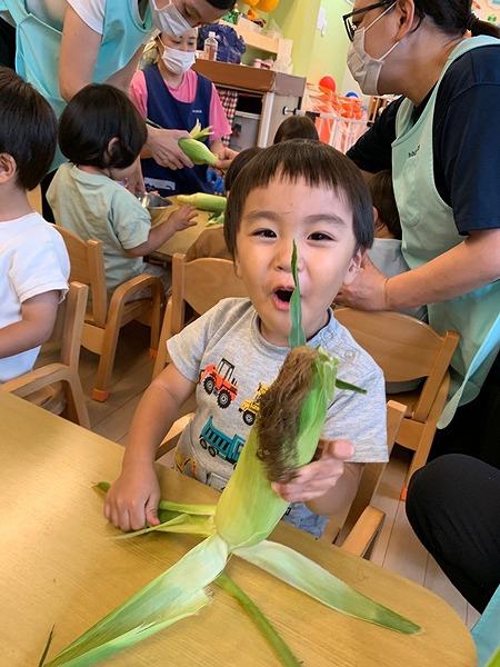 季節の食材に触れる